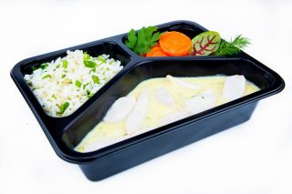 Potrawka z kurczaka/ryż/marchewka gotowana 150g/250g